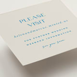"Mediterraneo" - Mini Enclosure Cards in Ocean by Pati Cascino - Detail