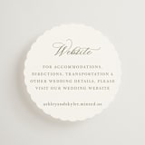 "watercolor flowers crest" - Mini Enclosure Cards in Moss by Cass Loh - Front