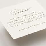 "watercolor flowers crest" - Mini Enclosure Cards in Moss by Cass Loh - Detail