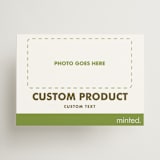 "Portrait" - Mini Enclosure Cards in Charcoal by Minted - Front