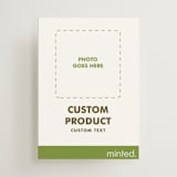 "Portrait Custom" - Mini Enclosure Cards in Charcoal by Minted - Front