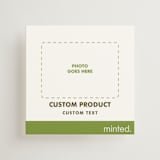 "Portrait" - Mini Enclosure Cards in Charcoal by Minted - Front