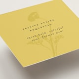 "Bloom" - Mini Enclosure Cards in Caribbean Citrus by Morgan Kendall - Detail