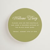 "rory" - Mini Enclosure Cards in Olive by Ellen Schlegelmilch - Front