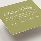 "rory" - Mini Enclosure Cards in Olive by Ellen Schlegelmilch - Detail