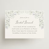 "Delicate Vines" - Mini Enclosure Cards in Periwinkle by Kristen Smith - Front