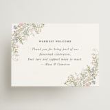 "flowering arch" - Mini Enclosure Cards in Sage by Lori Wemple - Front