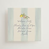 "Amalfi Coast Wedding" - Mini Enclosure Cards in Aqua by Chris Griffith - Front