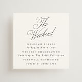 "Written with love" - Mini Enclosure Cards in Noir Slate by Ana de Sousa - Front