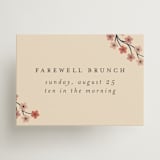 "Japanese Textile" - Mini Enclosure Cards in Rose by Jennifer Holbrook - Front