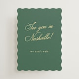 "Curved frame" - Mini Enclosure Cards in Citrine by Emily Betts - Front