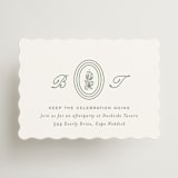 "Court" - Mini Enclosure Cards in Leaf by Kate Ahn - Front