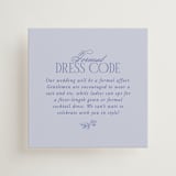 "Embroidered" - Mini Enclosure Cards in Cerulean by Jenna Holcomb - Front