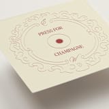 "Elizabeth" - Mini Enclosure Cards in Burgundy by Helena Vitto - Detail