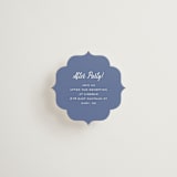 "Deluxe" - Mini Enclosure Cards in Blueberry by Carolyn MacLaren - Front