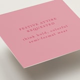 "Maximalist Poppies" - Mini Enclosure Cards in Flamingo by Morgan Kendall - Detail