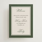 "Emerson" - Mini Enclosure Cards in Evergreen by Kelly Watkins - Front