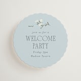 "Trailing Garden" - Mini Enclosure Cards in Buttermint by Laura Hankins - Front