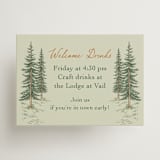 "Whispering Pines" - Mini Enclosure Cards in Forest by Elly - Front