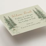 "Whispering Pines" - Mini Enclosure Cards in Forest by Elly - Detail