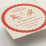 "Kitty Hawk" - Mini Enclosure Cards in Lobster by Jackie Crawford - Detail