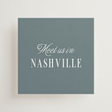 "Modern Stripes" - Mini Enclosure Cards in Capri by Emily Betts - Front