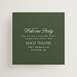 "Literary" - Mini Enclosure Cards in Moss by Kelly Watkins - Front