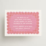 "Vienes" - Mini Enclosure Cards in Carnation by Itsy Belle Studio - Front
