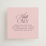 "sophisticate" - Mini Enclosure Cards in Plum by Owl and Toad - Front