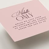 "sophisticate" - Mini Enclosure Cards in Plum by Owl and Toad - Detail