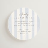 "Bristol" - Mini Enclosure Cards in Aqua by Jennifer Wick - Front