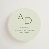 "Swoon" - Mini Enclosure Cards in Lemongrass by Sam Dubeau - Front