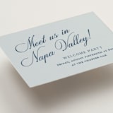 "Landscape Script" - Mini Enclosure Cards in Sky by Kelly Schmidt - Detail