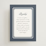 "Ariah" - Mini Enclosure Cards in French Blue by Jennifer Postorino - Front