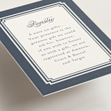 "Ariah" - Mini Enclosure Cards in French Blue by Jennifer Postorino - Detail