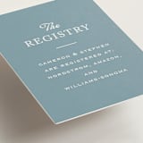 "Fleur Corner" - Mini Enclosure Cards in French Blue by Carolyn MacLaren - Detail