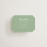 "Romantic Garden" - Mini Enclosure Cards in Mint by Melinda Denison - Front