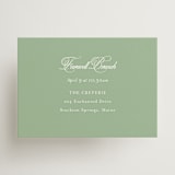 "Romantic Garden" - Mini Enclosure Cards in Mint by Melinda Denison - Front