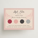 "Velvet Cherry" - Mini Enclosure Cards in Cherry by Sarah Rosenthal - Front
