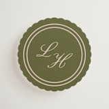 "hayden" - Mini Enclosure Cards in Blush by Ellen Schlegelmilch - Front