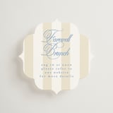 "Patterned florals" - Mini Enclosure Cards in Powder by Creo Study - Front