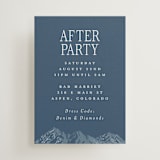 "Aspen Toile" - Mini Enclosure Cards in Denim by Jenna Holcomb - Front