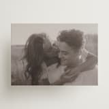 "The Big Picture" - Mini Enclosure Cards in Charcoal by Minted - Front