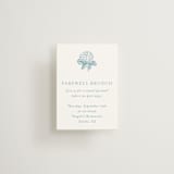 "Hydrangea bloom" - Mini Enclosure Cards in Seaside by Stacey Meacham - Front