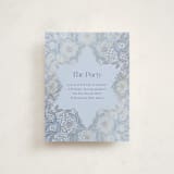 "Blooming Mitzvah" - Mitzvah Reception Cards in Sky by Simona Camp - Front