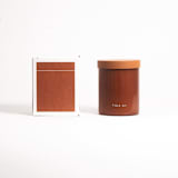 "The Professor Candle" - Candles and Holders in brown by Powered By People