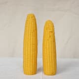 "Sweet Maiz - Corn Beeswax Candle Set" - Candles and Holders in yellow by Happy Organics