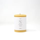 "3x6 Inch, Natural Gold, Beeswax Pillar Candle" - Candles and Holders in gold by MoAndCo Home