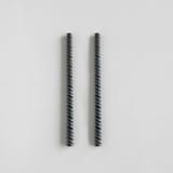 "SET OF 2 - HELIX TAPERS // SLATE" - Candles and Holders in gray by borrowed BLU