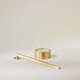 "Brass Tealight Holder with Candle Snuffer - Set of 2" - Candles and Holders in brass by Roarcraft